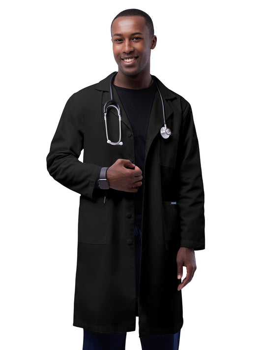 Unisex Five-Pocket 39" Lab Coat - 803 - Black