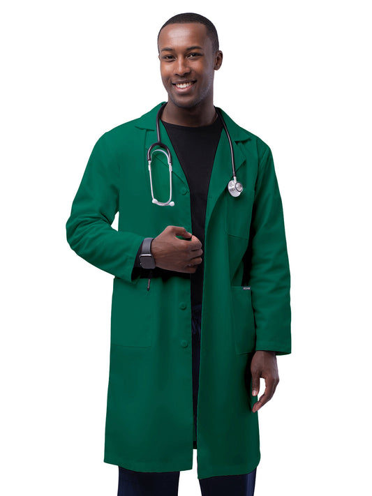 Unisex Five-Pocket 39" Lab Coat - 803 - Hunter Green