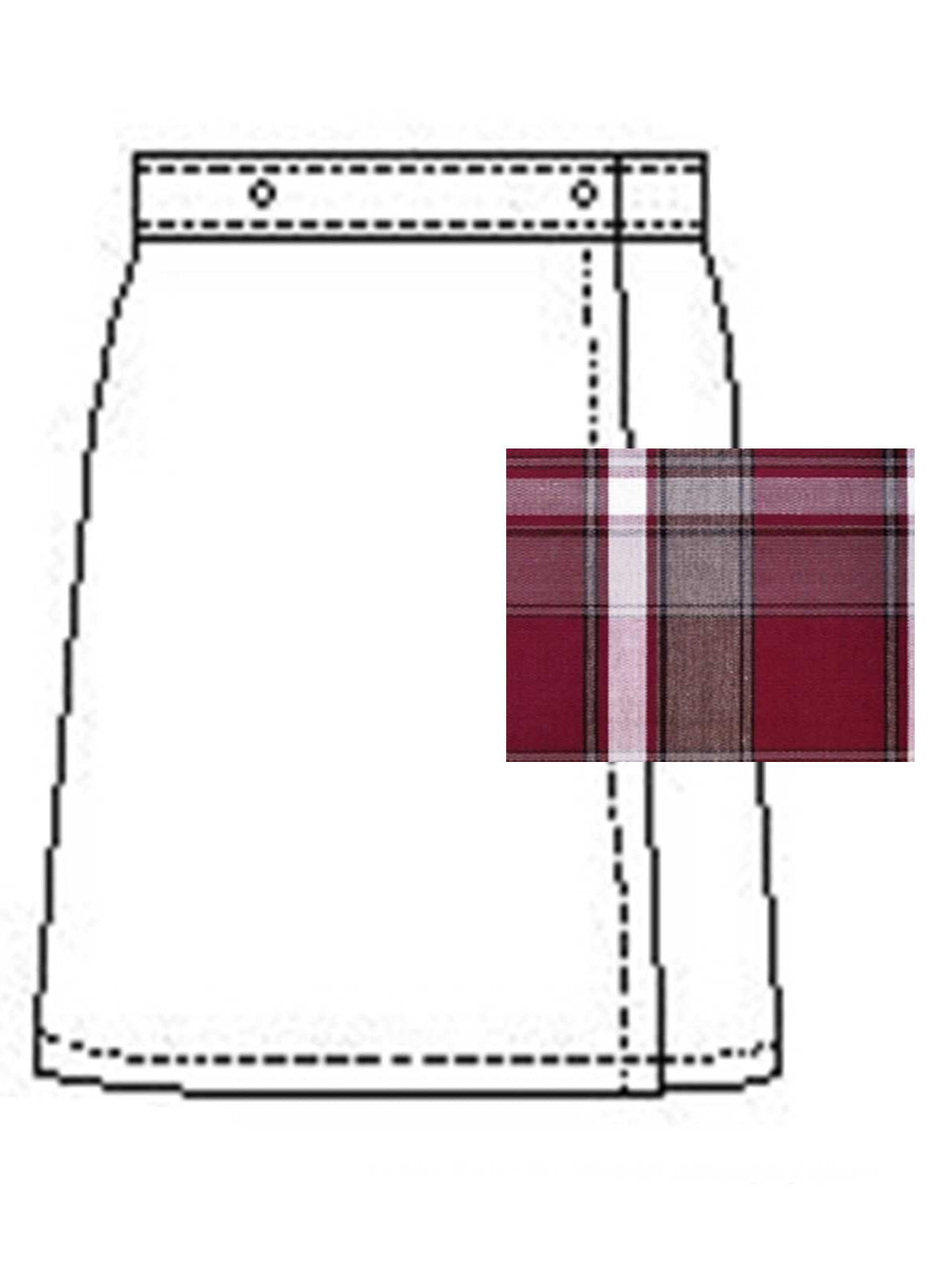 Girls' Blend Plaid Skort - 1014BP - Plaid 54