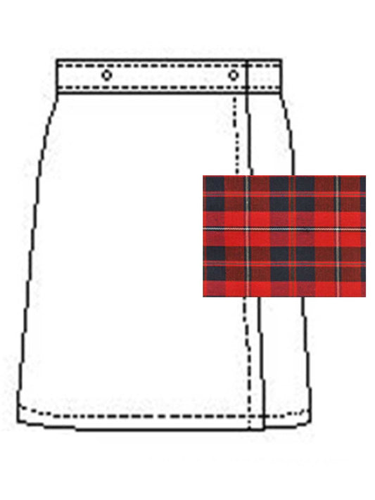 Girls' Blend Plaid Skort - 1014BP - Plaid 65