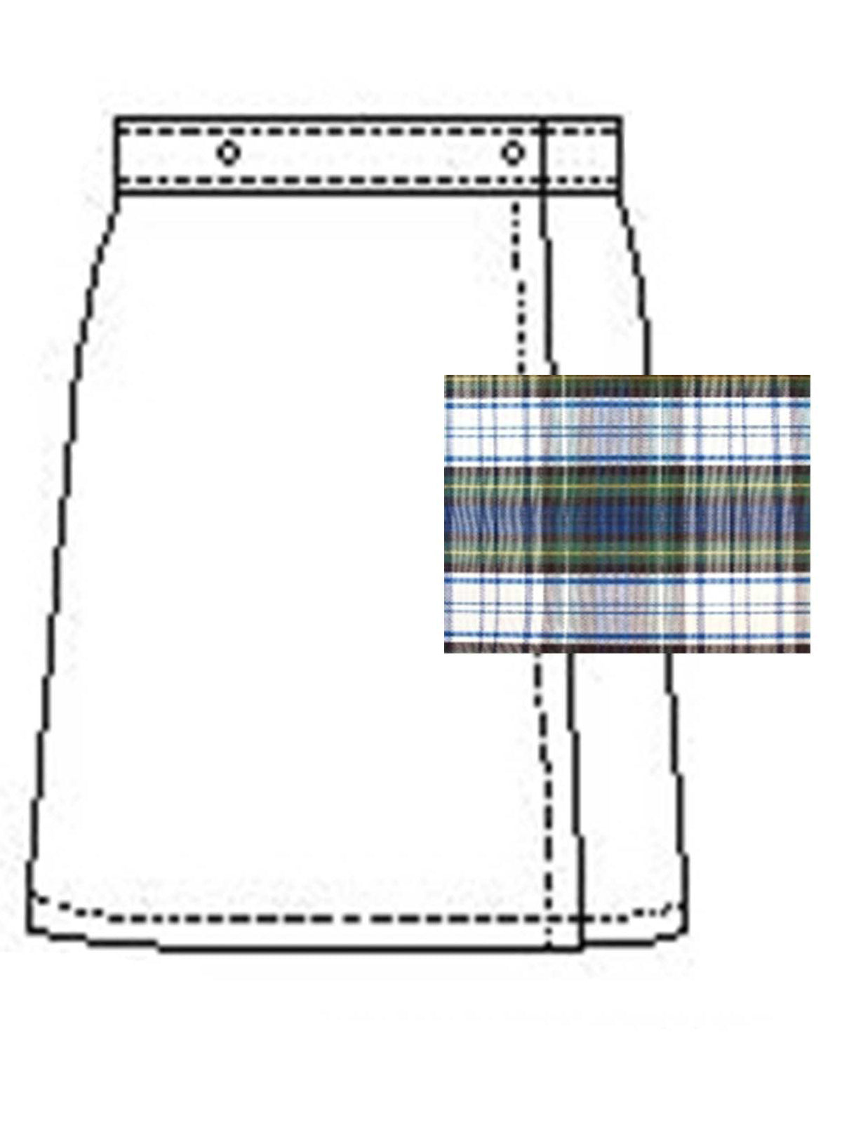 Girls' Blend Plaid Skort - 1014BP - Plaid 80