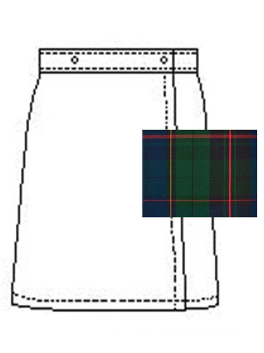 Girls' Blend Plaid Skort - 1014BP - Plaid 81