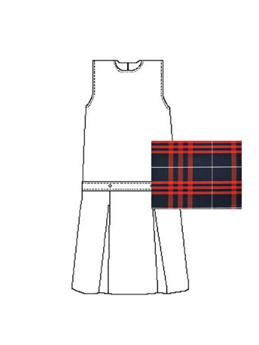 Girls' Blend Plaid Jumper - 1194BP - Plaid 37