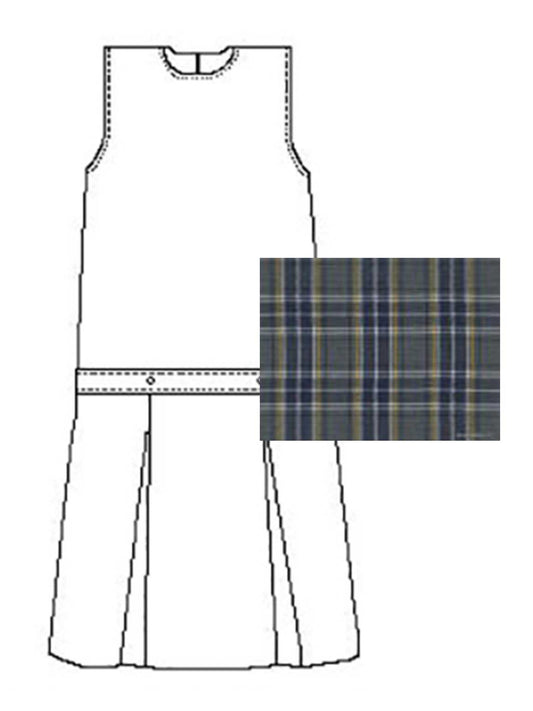 Girls' Polyester Plaid Jumper - 1194PP - Plaid 42