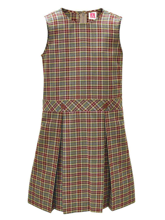 Girls' Polyester Plaid Jumper - 1194PP - Plaid 43