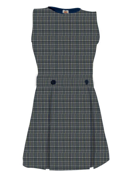 Girls' Polyester Plaid Jumper - 1194PP - Plaid 44