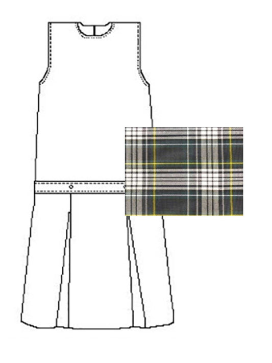 Girls' Polyester Plaid Jumper - 1194PP - Plaid 61