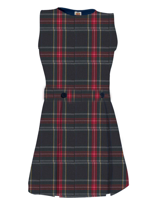 Girls' Polyester Plaid Jumper - 1194PP - Plaid 63