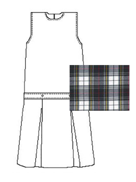Girls' Polyester Plaid Jumper - 1194PP - Plaid 8B