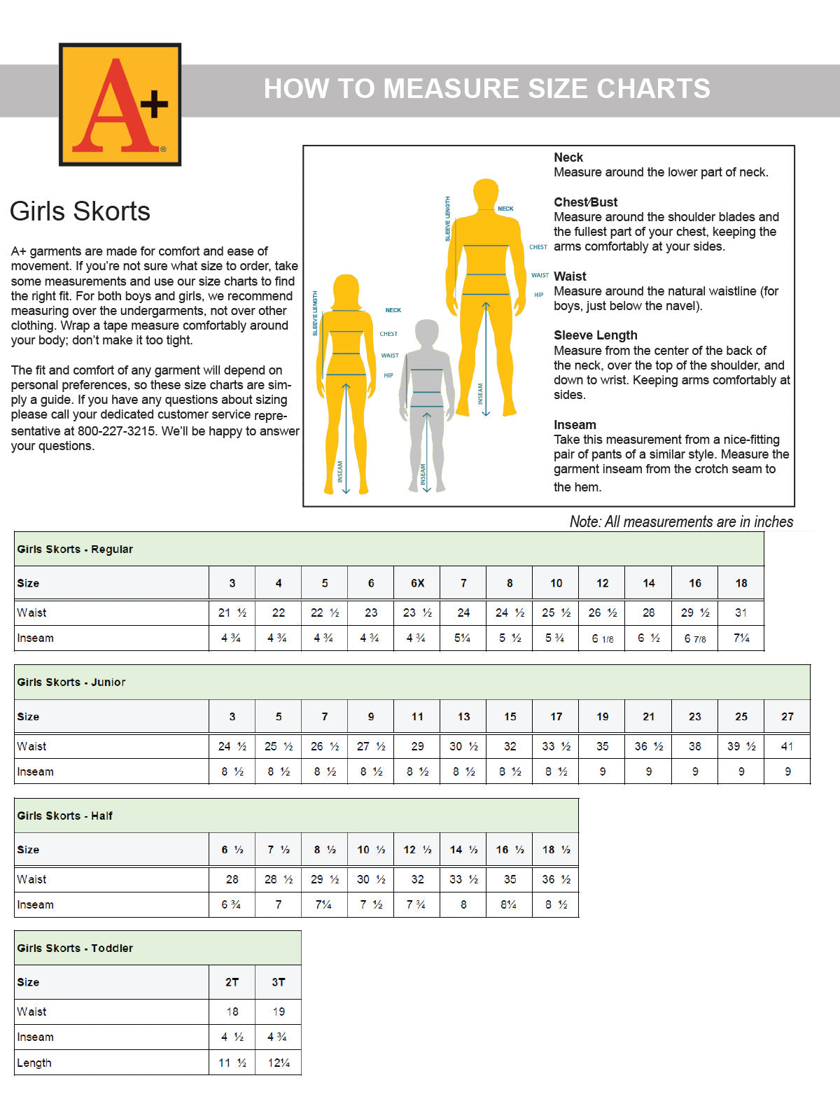 SIZECHART