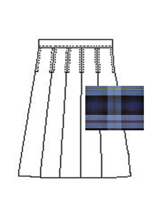 Girls' Model 43 Blend Plaid Skirt - 1943BP - Plaid 41