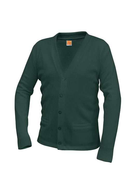 Unisex Adult and Youth Cardigan - 6300 - Green