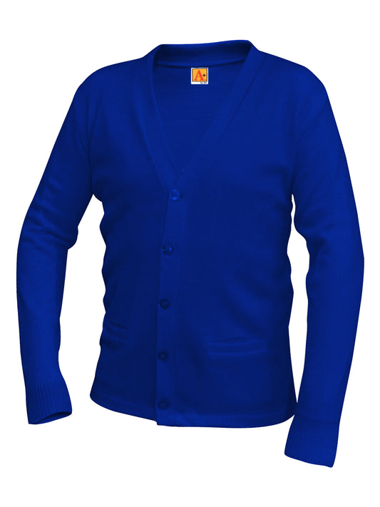 Unisex Adult and Youth Cardigan - 6300 - Reflex Blue