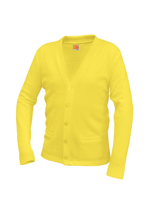 Unisex Adult and Youth Cardigan - 6300 - Yellow