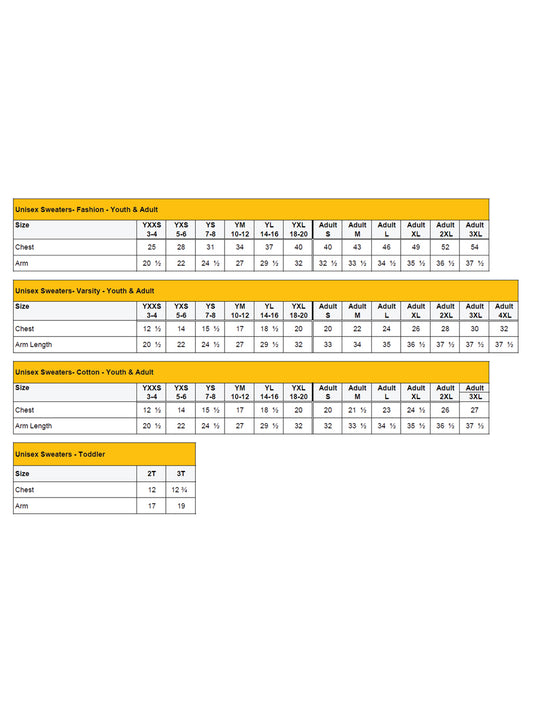 SIZECHART