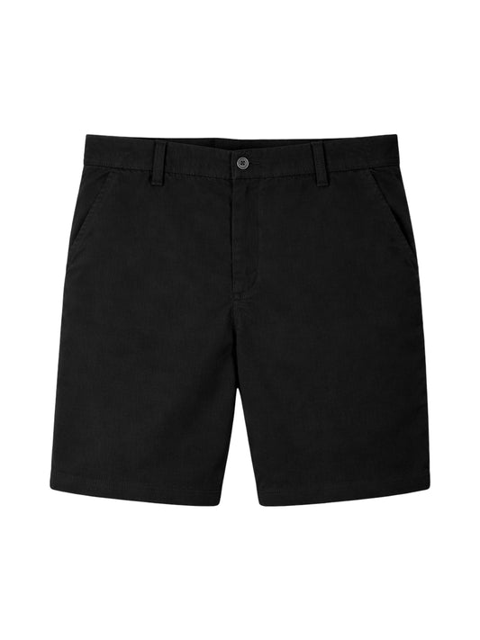 Boy's Pull-On Stetch Twill Shorts - 7146 - Black