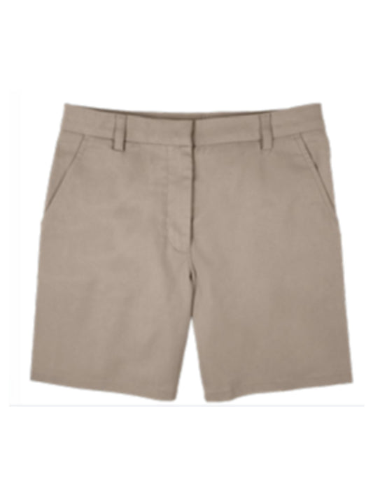 Boy's Pull-On Stetch Twill Shorts - 7146 - Khaki