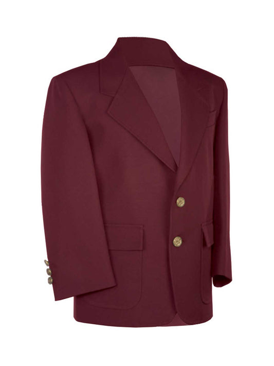 Men's 3 Pocket Single Breasted Blazer - BL0500 - Burgundy