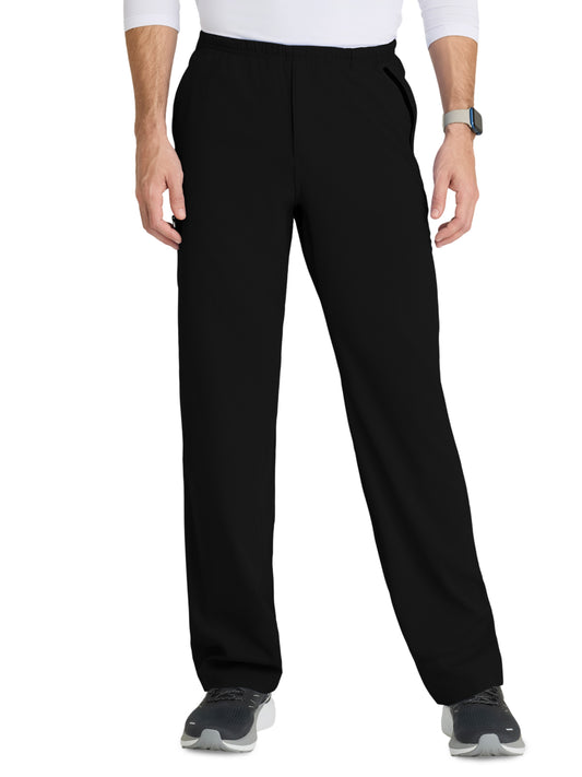 Men's Seven-Pocket Zip-Fly Amplify Scrub Pant - 0217 - Black