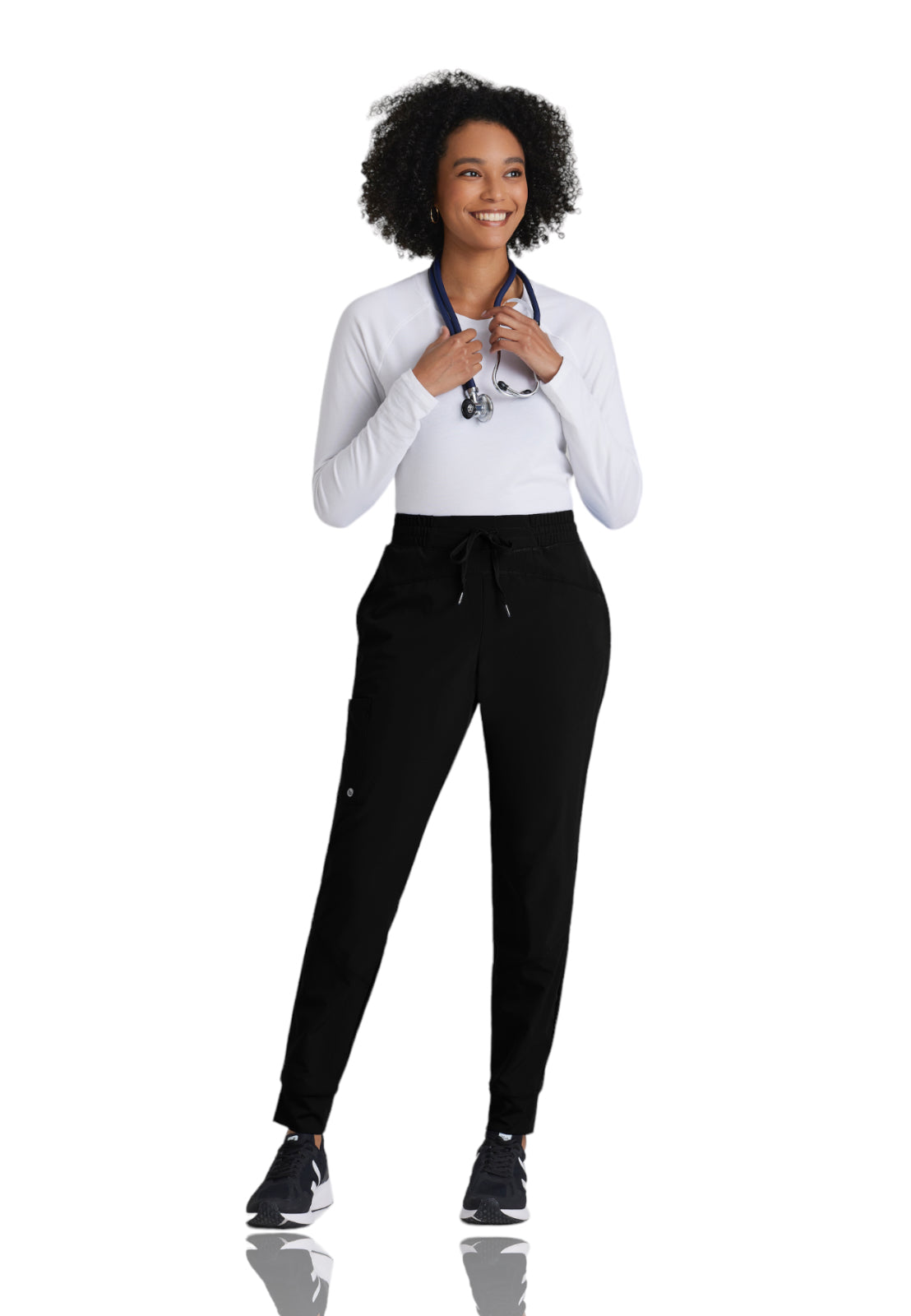 Women's Four-Way Stretch Boost Jogger Pant - BOP513 - Black