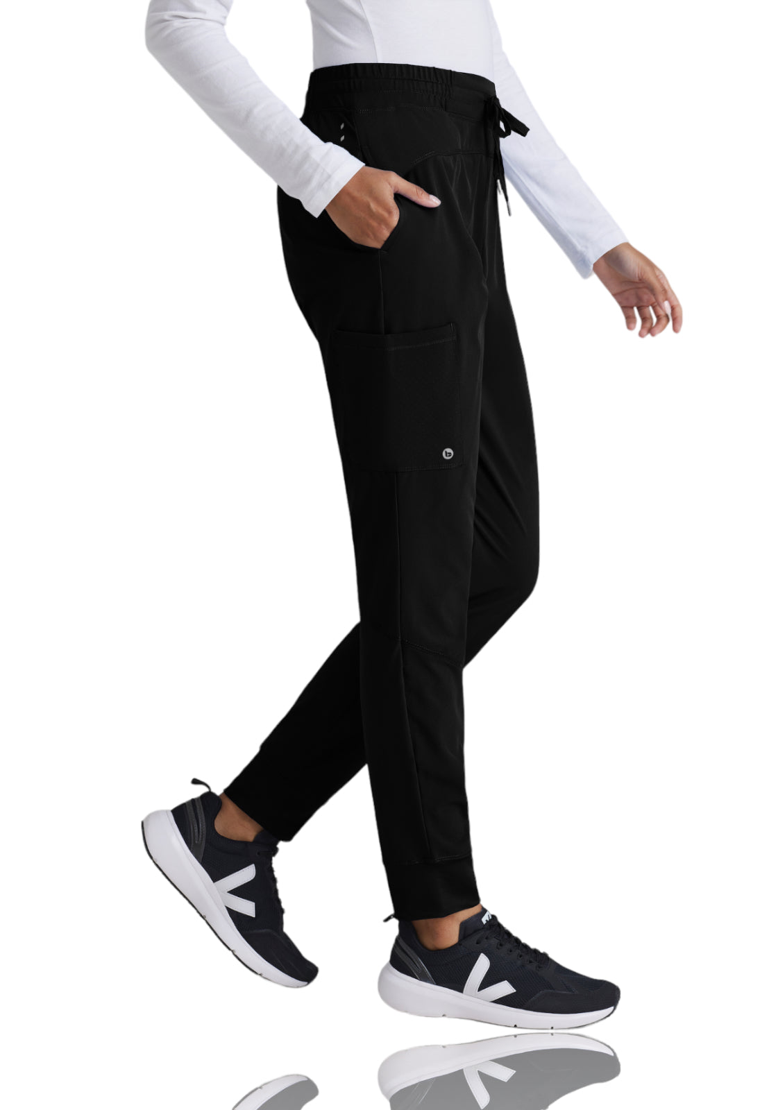 Women's Four-Way Stretch Boost Jogger Pant - BOP513 - Black