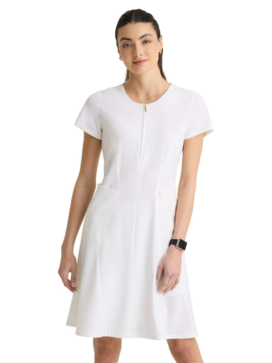 Women's Three-Pocket A-Line Aria Dress - GRGD971 - White