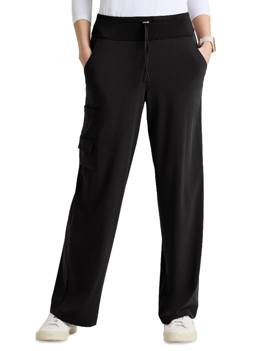 Women's Six-Pocket Aria Cargo Pant - GRGP741 - Black