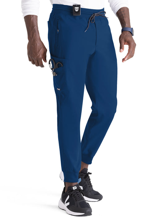 Men's Five-Pocket Murphy Jogger Scrub Pant - GRSP550 - Indigo (Navy)