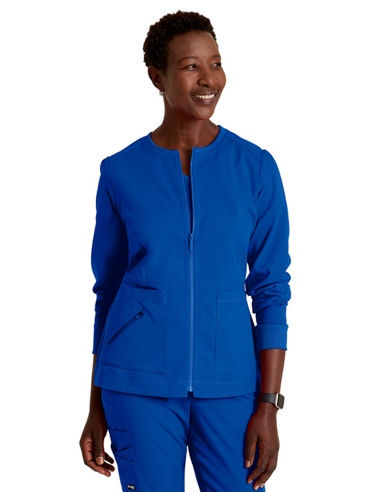 Women's Three-Pocket Millie Warm-Up Jacket - GRSW017 - Galaxy