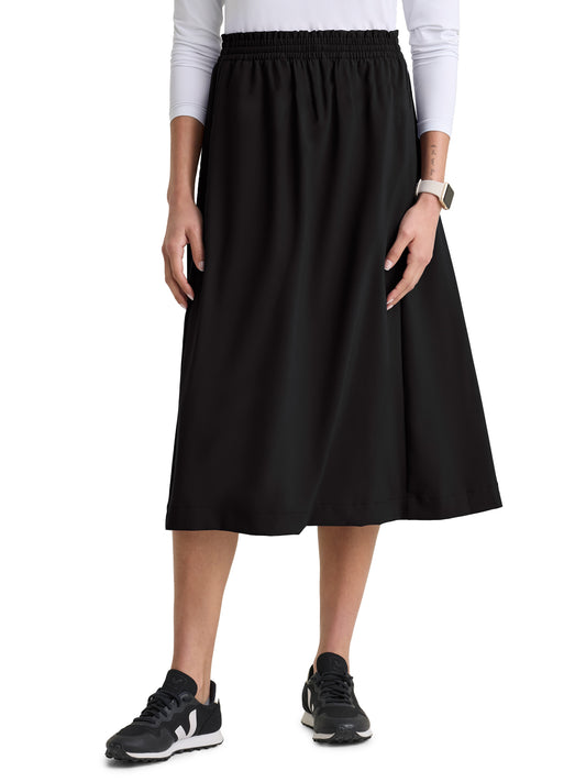 Women's Three-Pocket A-Line Terran Skirt - GSSS745 - Black