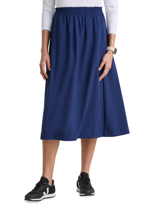 Women's Three-Pocket A-Line Terran Skirt - GSSS745 - Indigo