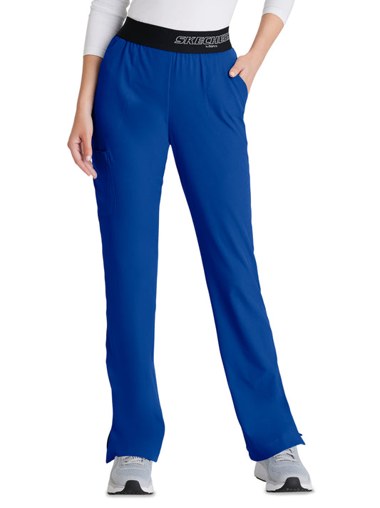 Women's Three-Pocket Straight Leg Breeze Scrub Pant - SK202 - Galaxy