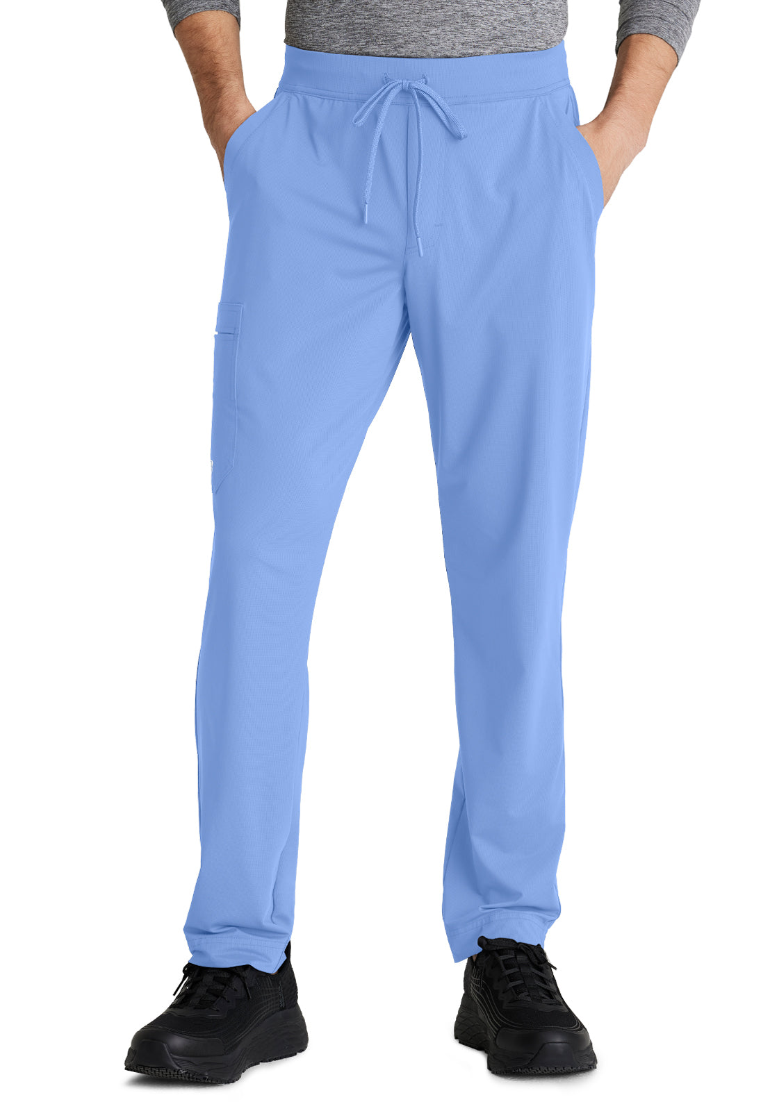 Men's Four-Pocket Slim Rebound Scrub Pant - SKP659 - Ciel Blue