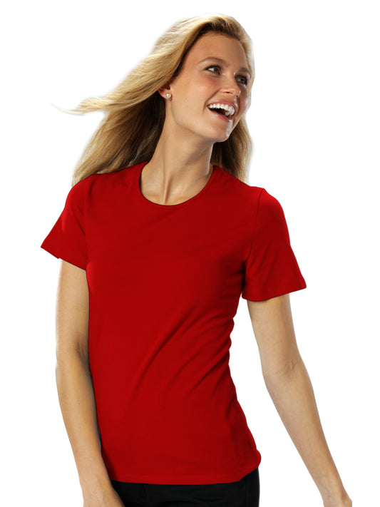 Women's Jewelneck T-Shirt - BG4702 - Red