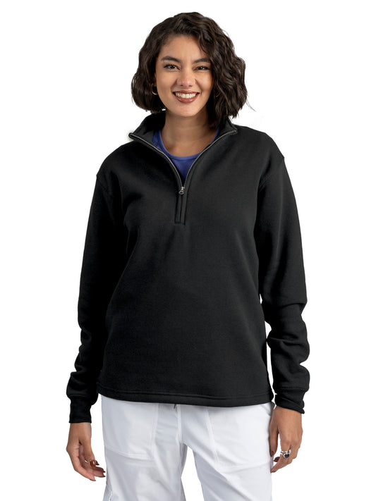 Unisex Essential Fleece Hoodie - BG9305 - Black