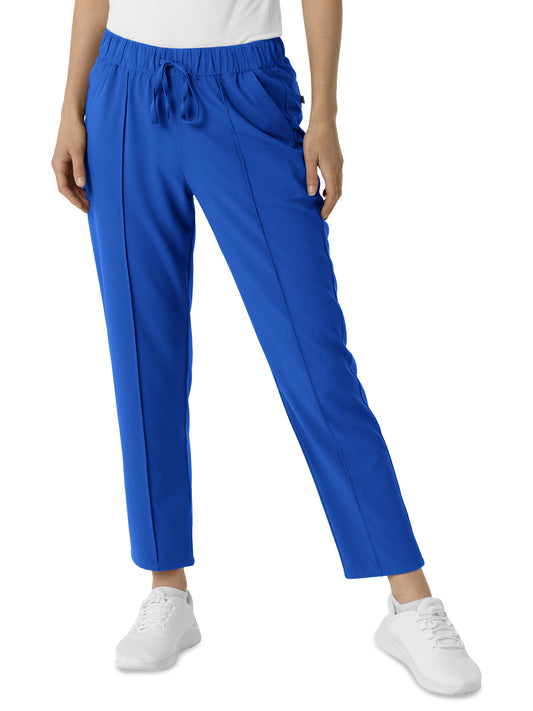 Women's Four-Pocket Tapered Ankle Scrub Pant - 5154 - Royal