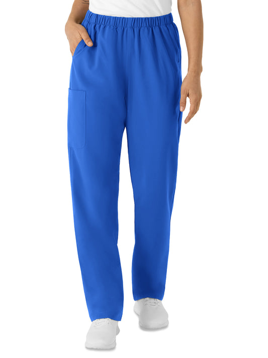 Unisex Four-Pocket Straight Leg Cargo Scrub Pant - 5680 - Royal
