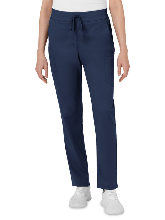 Women’s Six-Pocket High Rise Tapered Scrub Pant - 5751 - Navy
