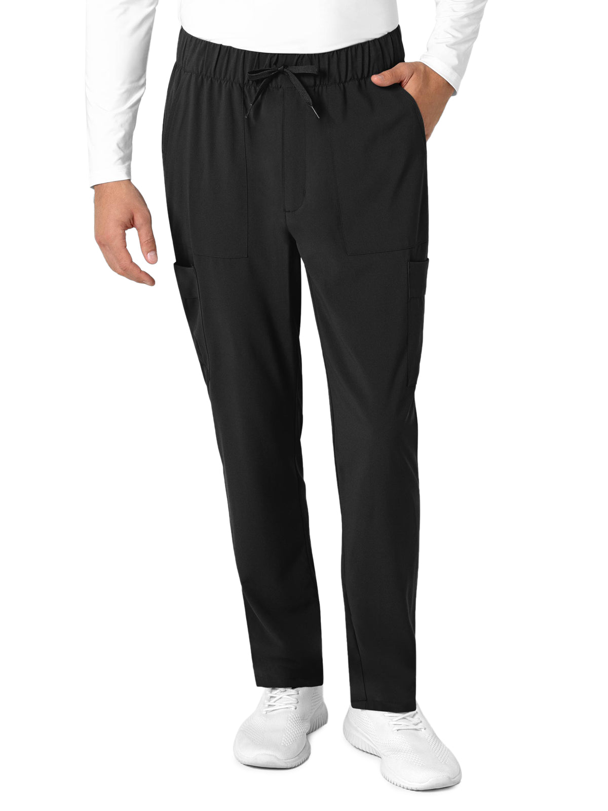 Men's Six-Pocket Tapered Pant - 5834 - Black