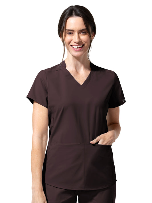 Women's Two-Pocket Align V-Neck Scrub Top - 6270 - Dusk