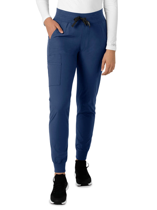Women's Seven-Pocket Modern Fit Jogger Pant - C51113 - Navy