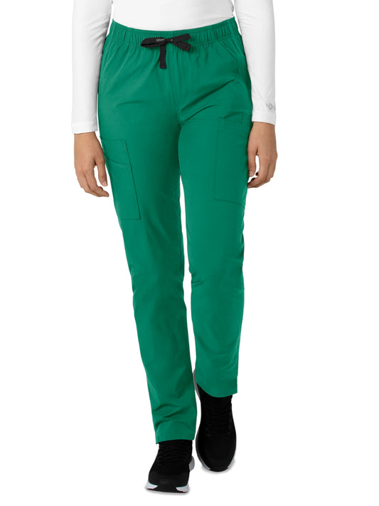 Women's Nine-Pocket Modern Fit Straight Leg Pant - C51213 - Hunter