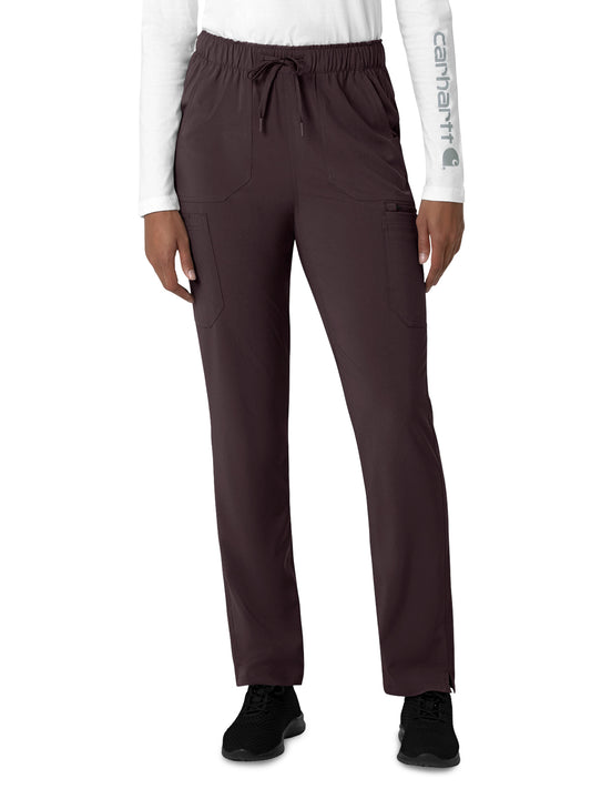 Women's Seven-Pocket Straight Leg Pant - C53210 - Dark Sepia