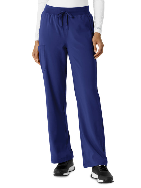 Women's Six-Pocket Boot Cut Pant - C53310 - Galaxy Blue