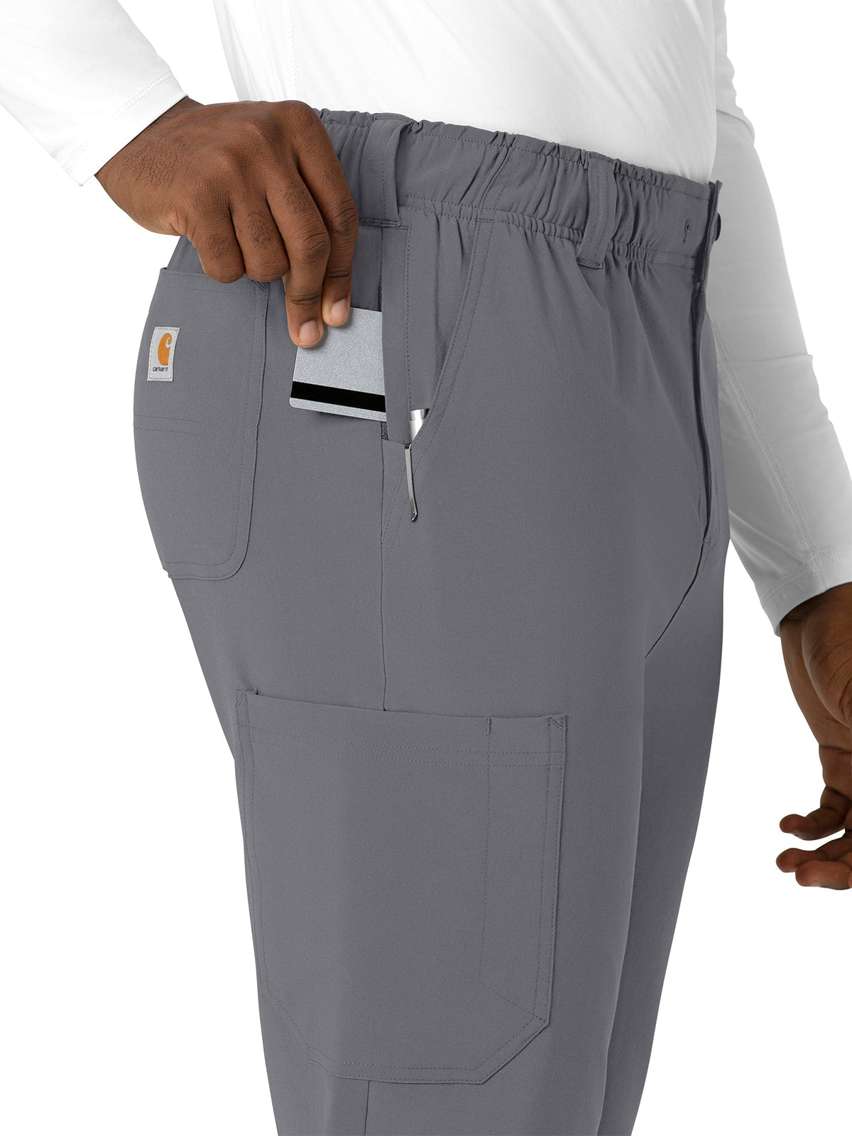 Men's Five-Pocket Straight Leg Pant - C56410 - Pewter
