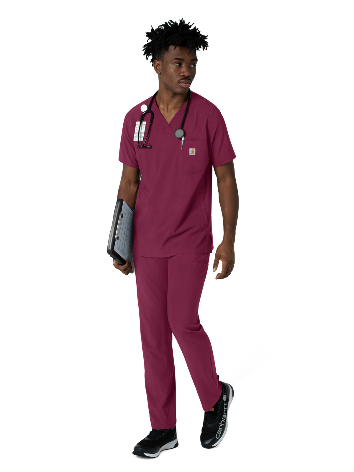 Men's Five-Pocket Straight Leg Pant - C56410 - Wine