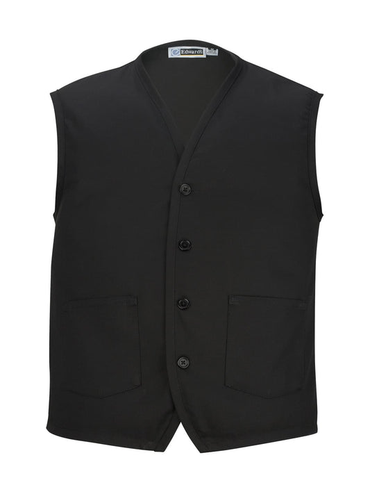 Unisex Twill Vest - 4106 - Black