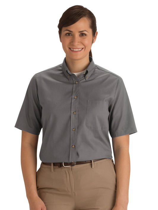 Women's One-Pocket Poplin Short Sleeve Shirt - 5230 - Titanium