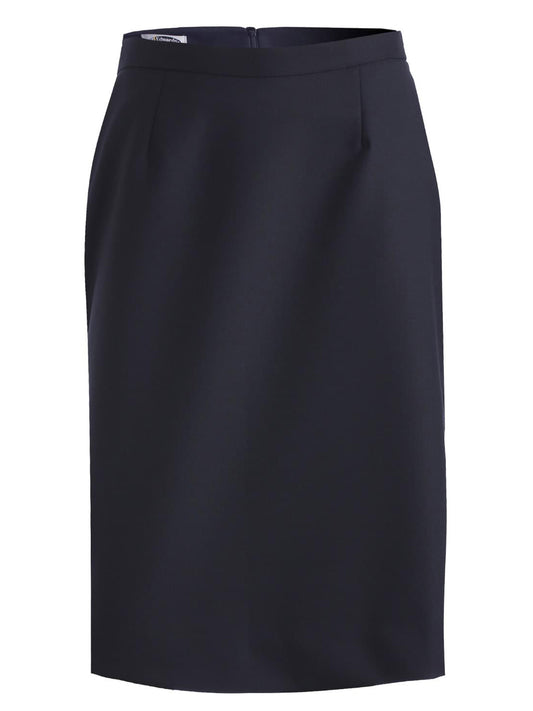 Women's Pocketless Straight Skirt - 9733 - Navy