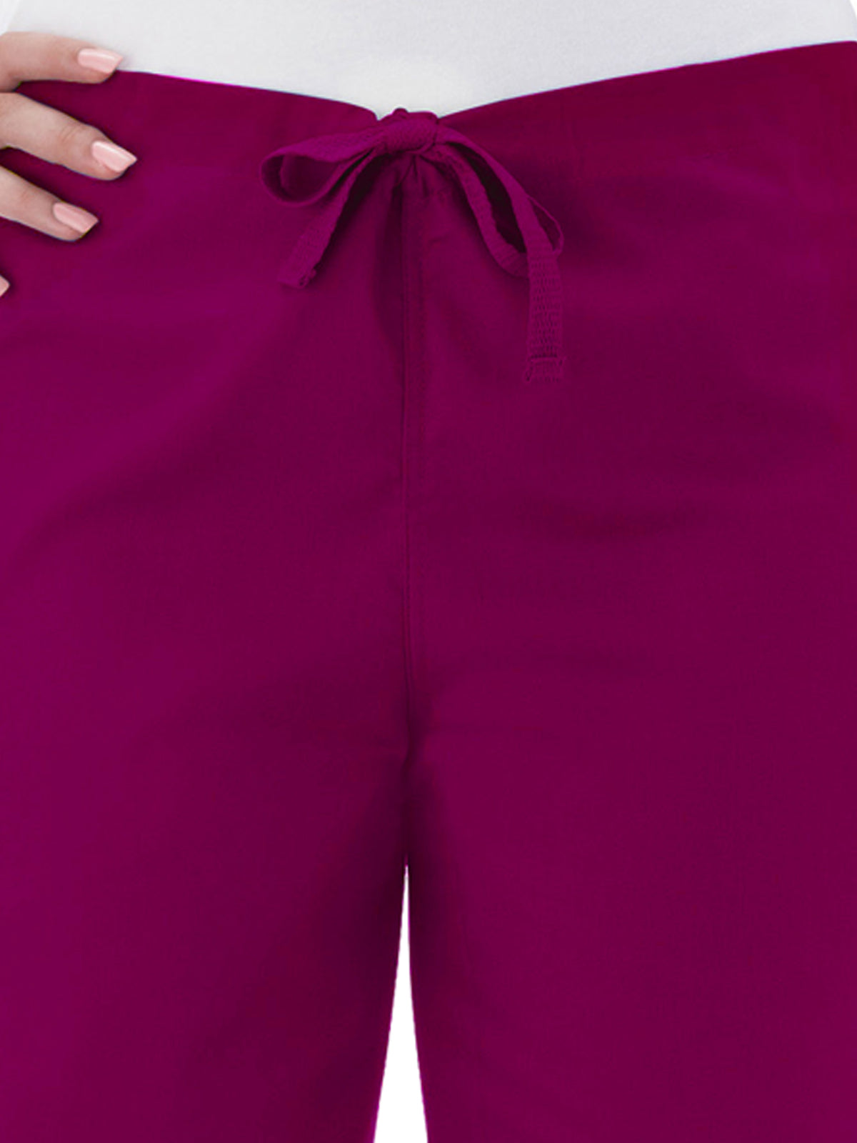 Unisex Full Drawstring Pant - 14920 - Plumberry Wine
